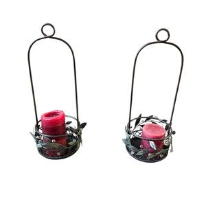 PartyLite Garden Lites Hanging Candle Holder Set (2)